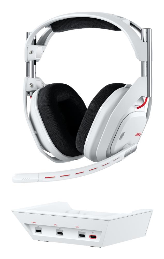 Logitech Auriculares G Astro A50 Lightspeed / 939-002230 Blanco