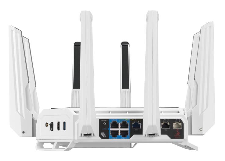 ASUS Router ROG Rapture GT-BE19000AI / 90IG09S0-MO9A0V Blanco