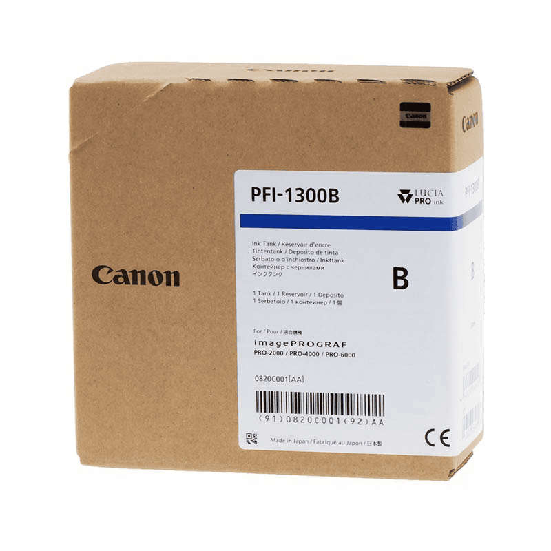 Canon Tinta PFI-1300B / 0820C001 Azul