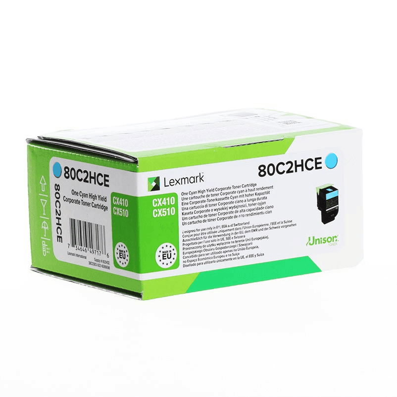 Lexmark Toner 802HC / 80C2HCE Cyan XXL