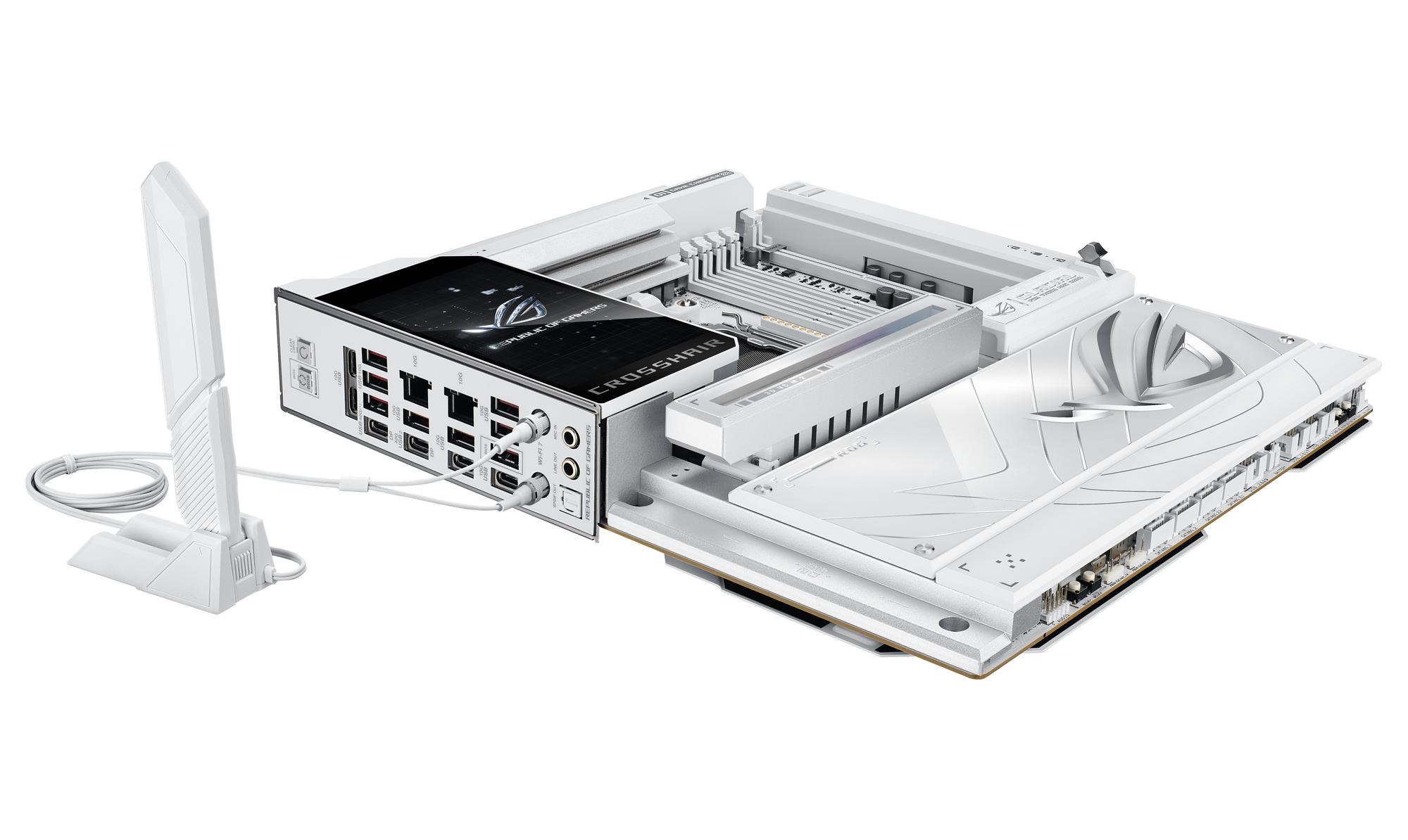 ASUS Mainboard ROG CROSSHAIR X870E GLACIAL E-ATX / 90MB1NQ0-M0EAY0 Weiß