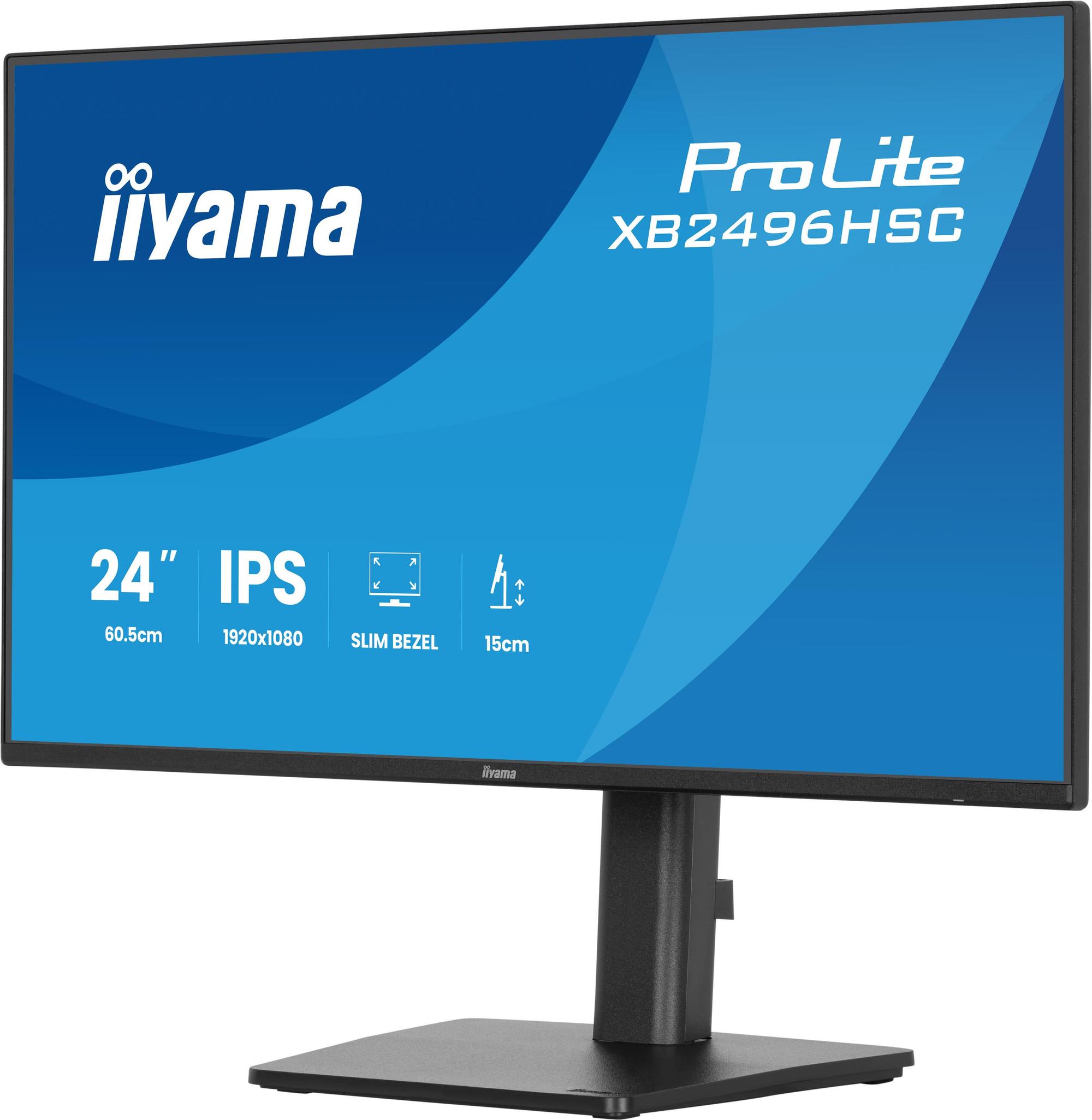 iiyama Monitor ProLite XB2496HSC / XB2496HSC-B1 Black 60.5 cm (23.8")