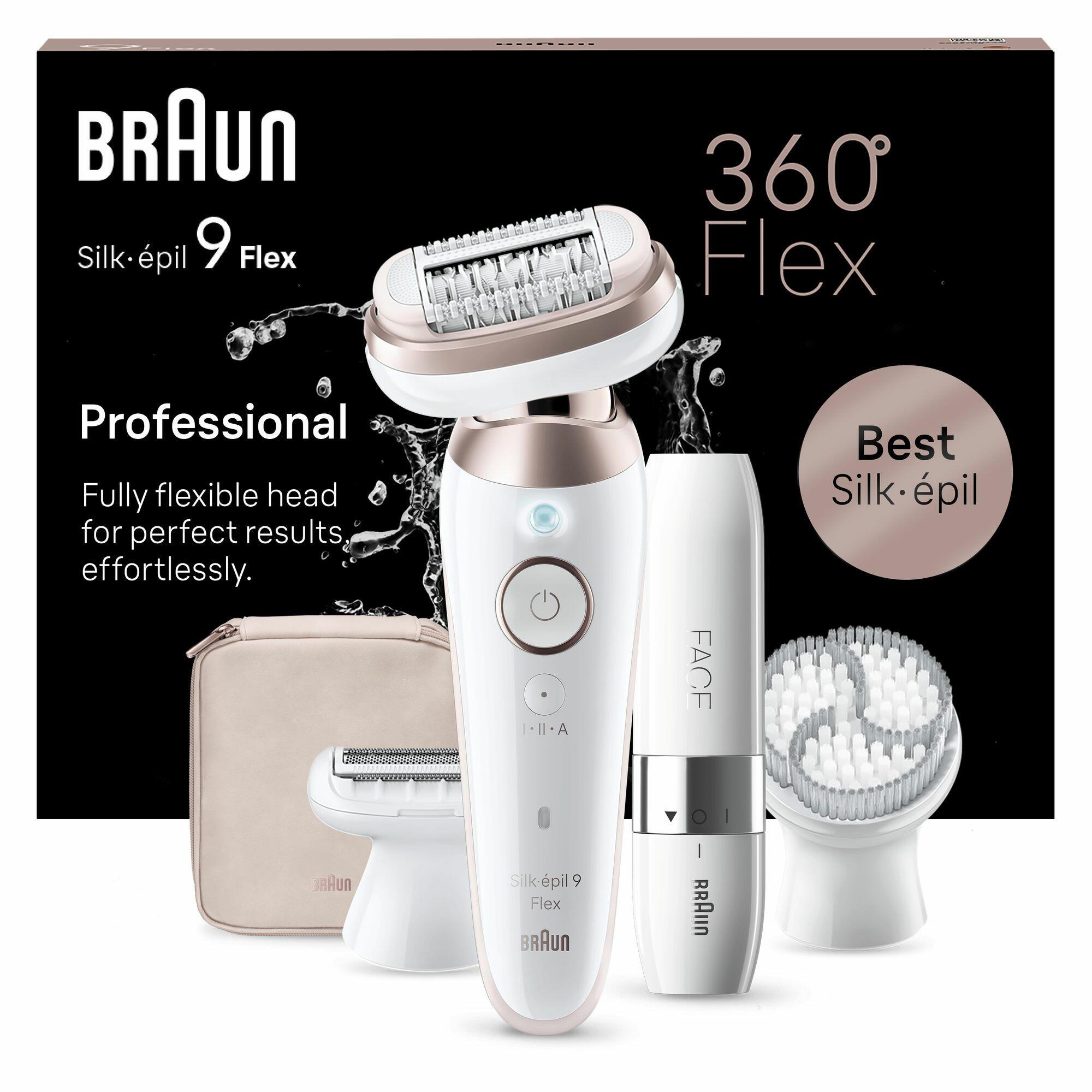 Braun Épilateur Silk-épil 9-360 3D SensoSmart / 225274 Rosé, blanc Standard