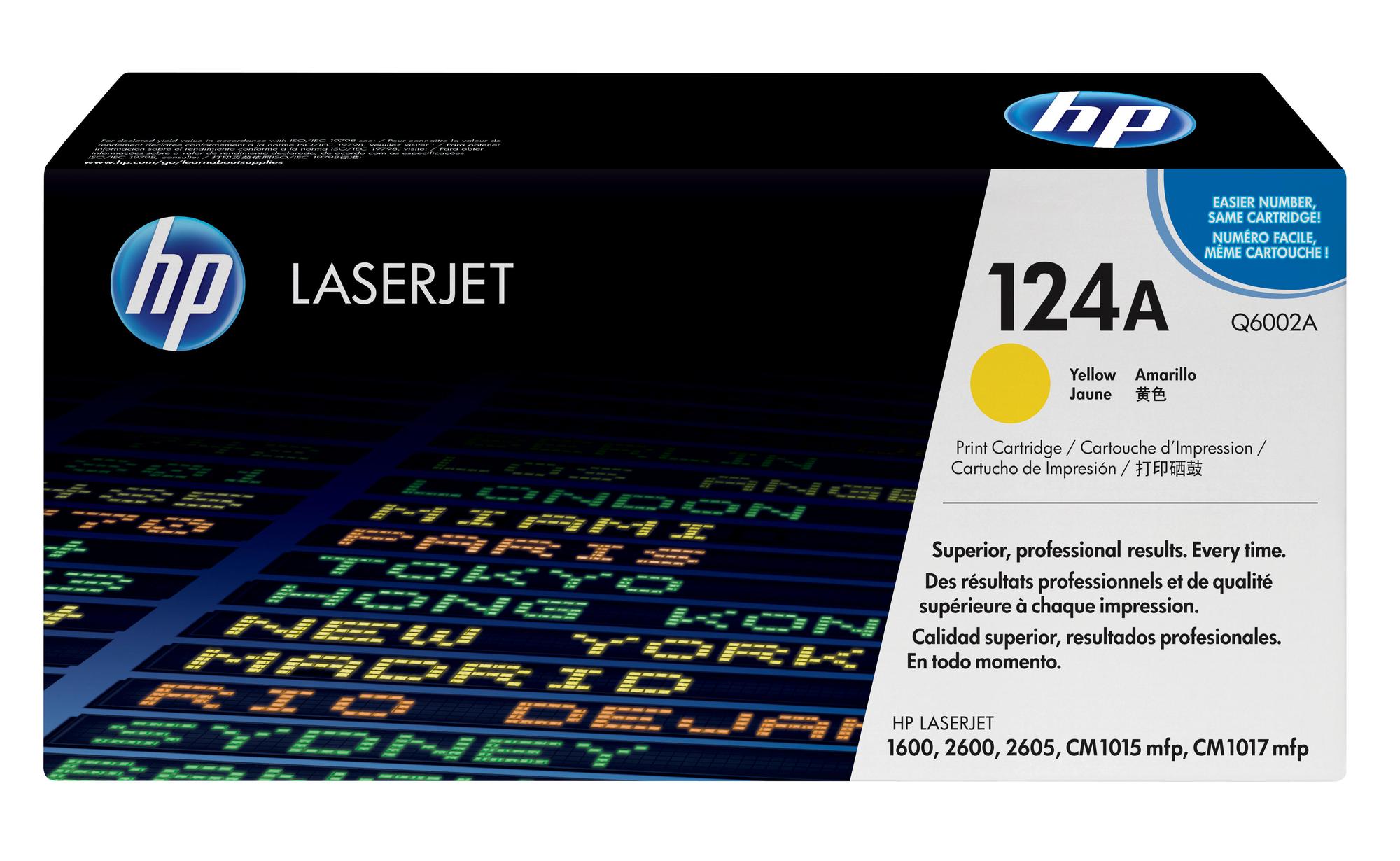 HP Toner 124A / Q6002A Giallo Standard