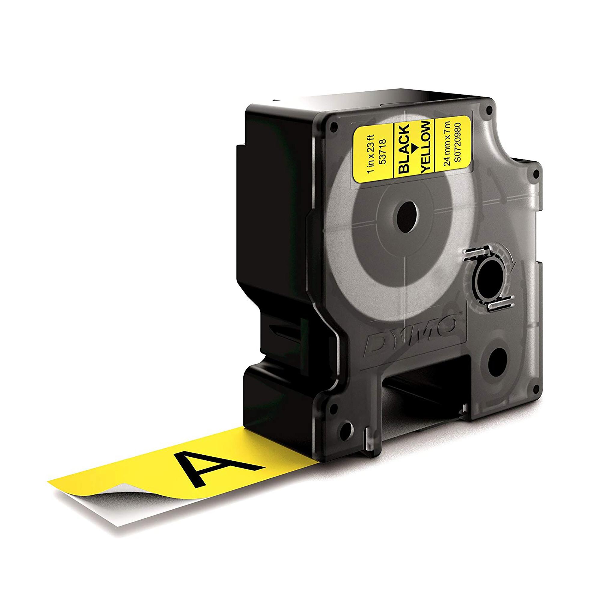 DYMO Cinta de color 53718 / S0720980 Negro, amarillo