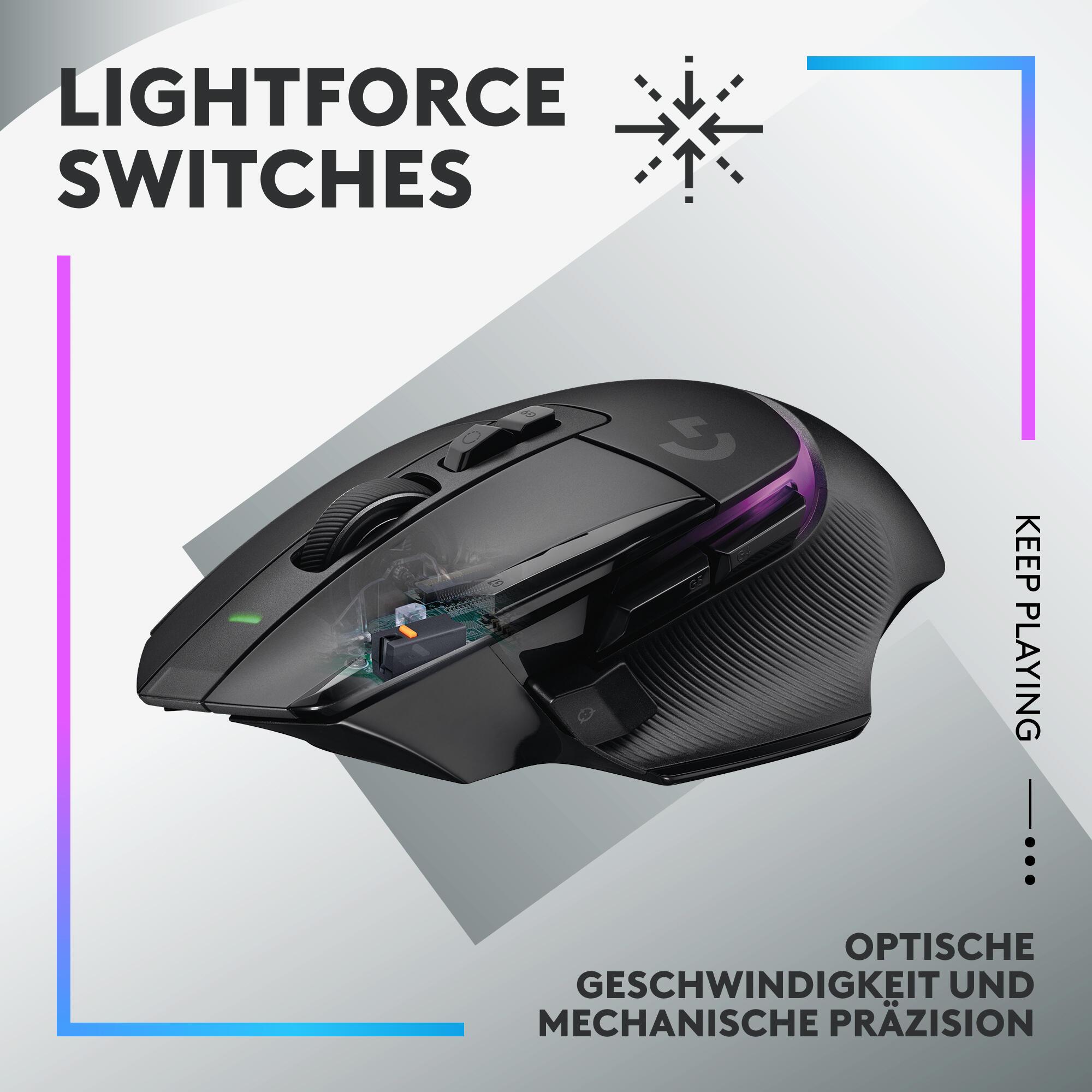 Logitech Ratón G502 X Plus Lightspeed / 910-006162 Negro