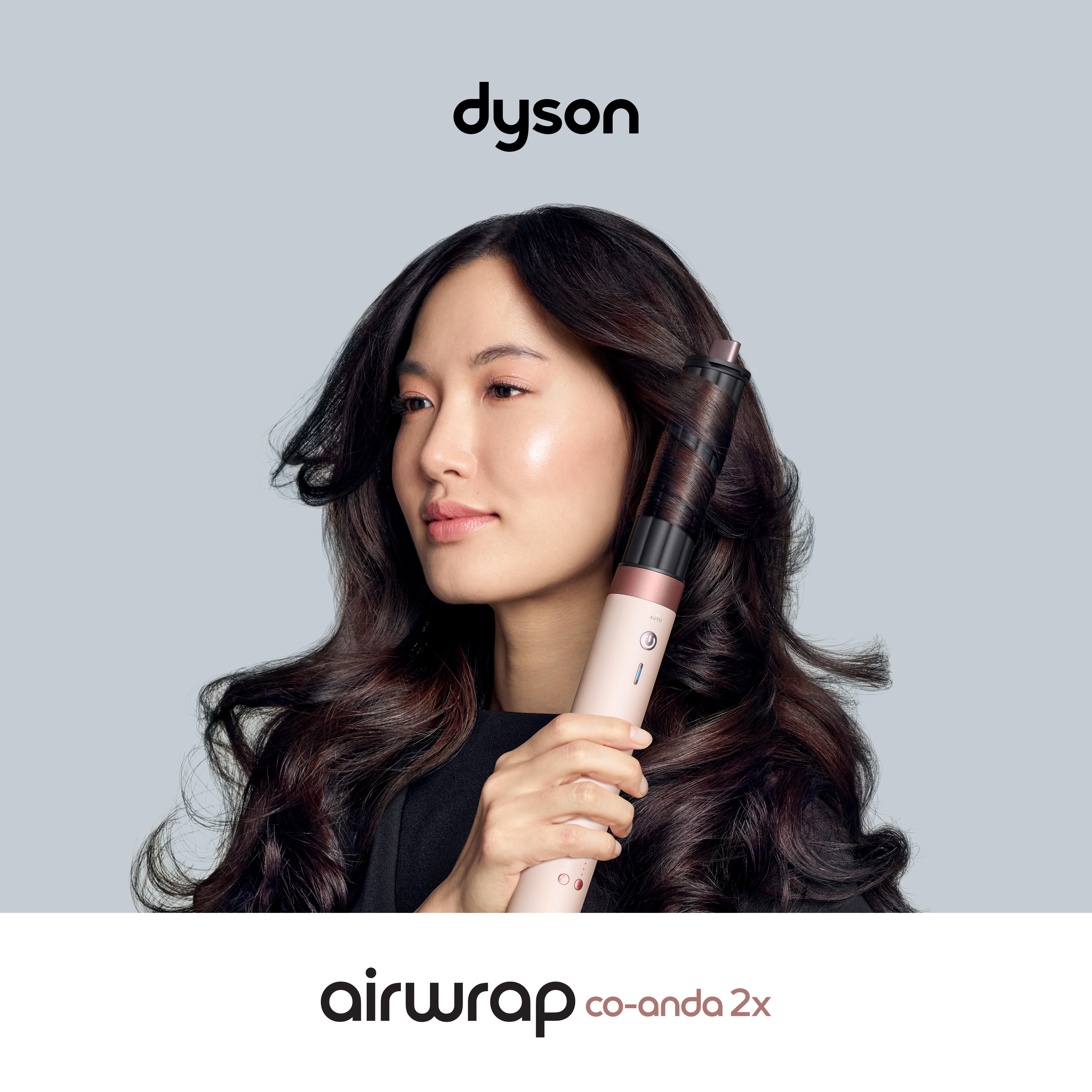 Dyson Fer à friser Airwrap Coanda Straight+Wavy / 598757-01 Rose, or rose