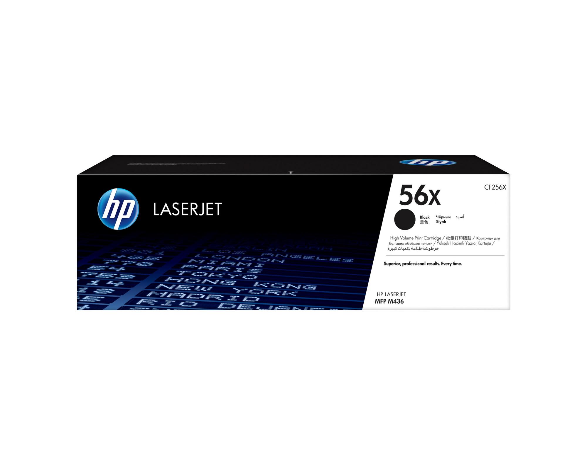 HP Toner 56X / CF256X Nero