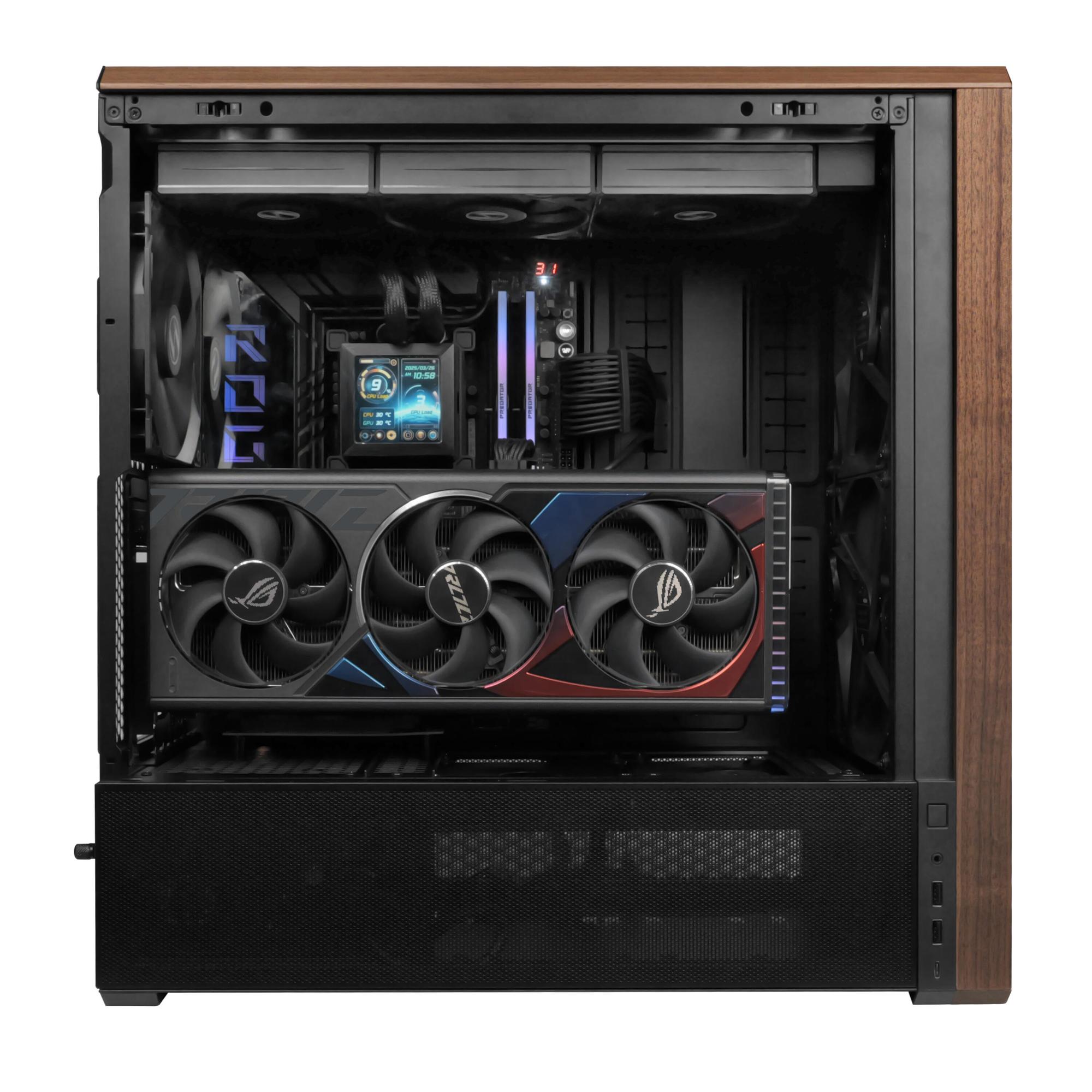 Lian Li PC case Lancool 217 Wood / G99.LAN217X.00 Black, wood