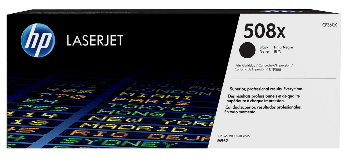 HP Toner 508X / CF360X Schwarz