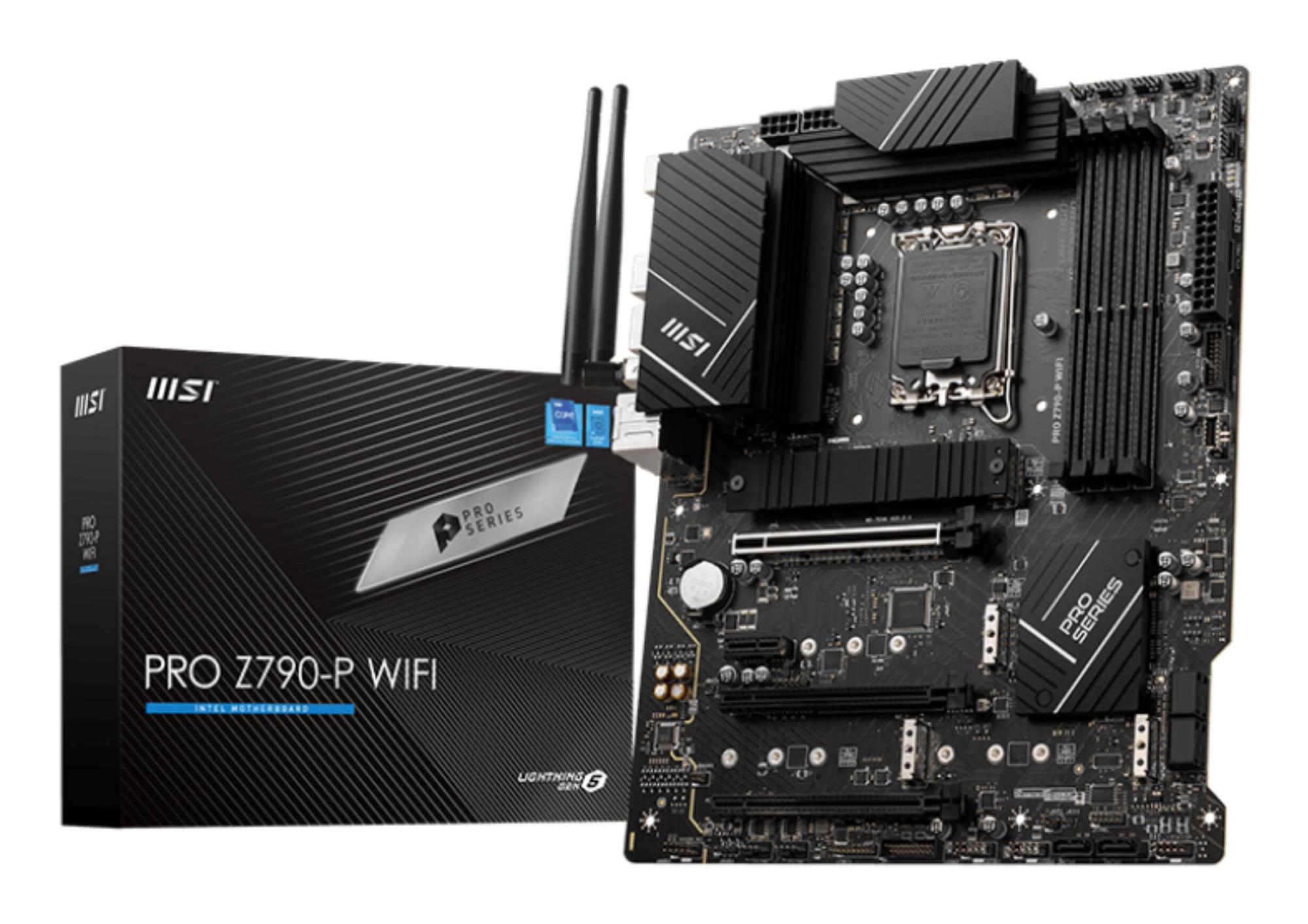 MSI Placa base PRO Z790-P WIFI / 7E06-001R Negro