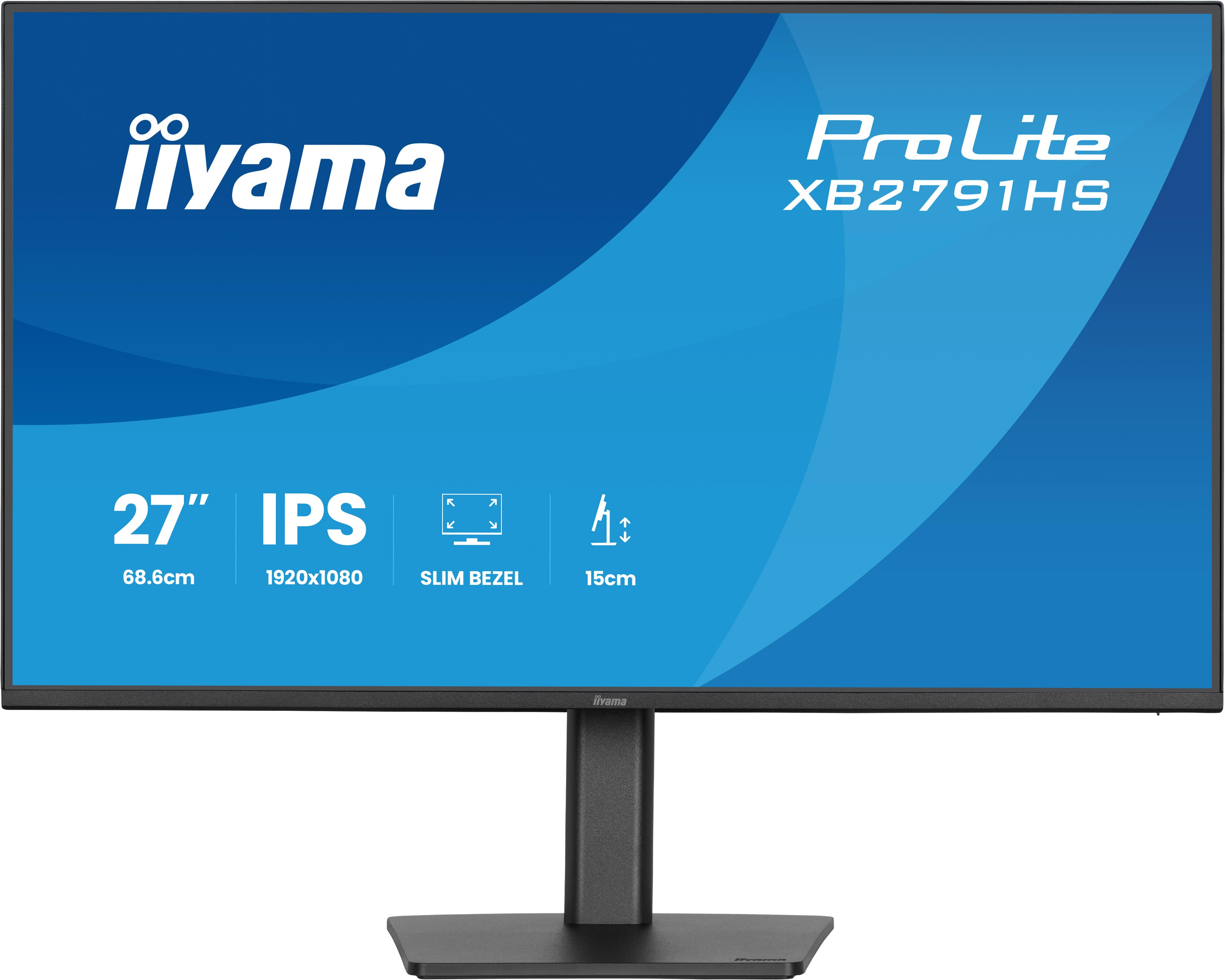 iiyama Monitor ProLite XB2791HS / XB2791HS-B1 Black 68.6 cm (27")