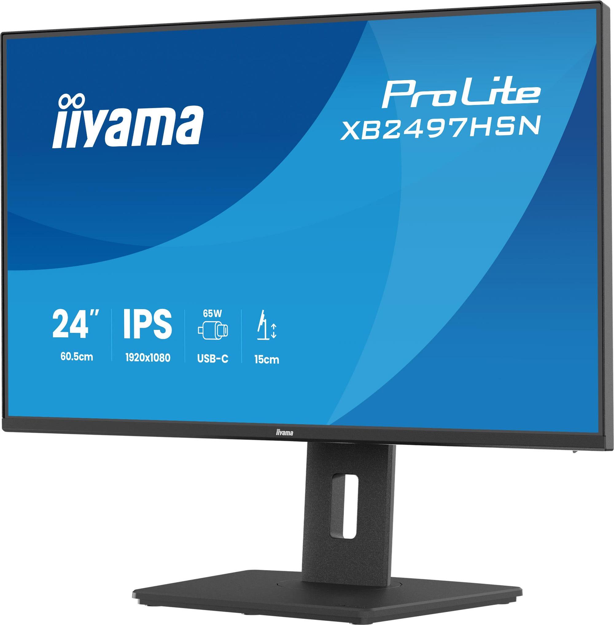 iiyama Monitor XB2497HSN-B1 / XB2497HSN-B1 Black Standard 60.5 cm (23.8")