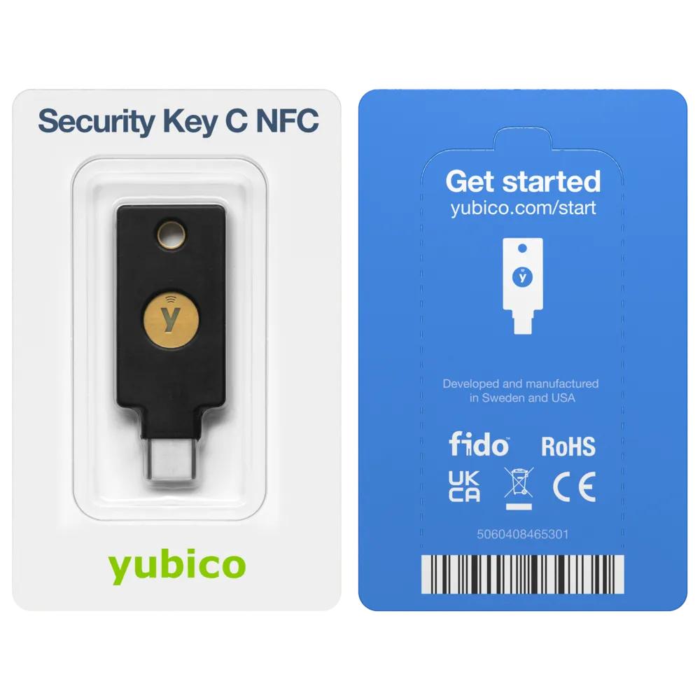 Yubico Clave de seguridad Security Key C NFC / 100957 Negro