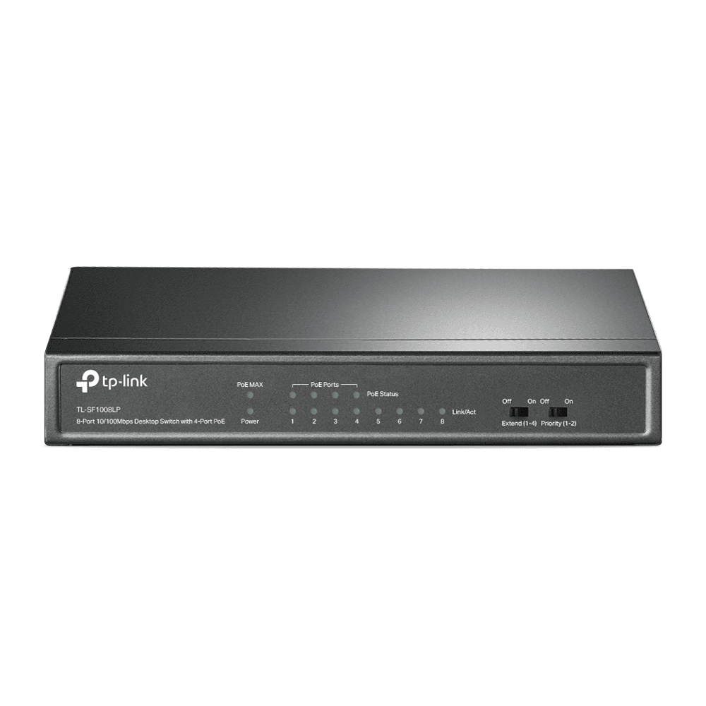 TP-LINK Interruptor SF1008L / TL-SF1008LP Negro