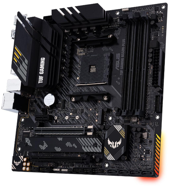Asus Mainboard TUF GAMING B550M-PLUS / 90MB14A0-M0EAY0 Schwarz