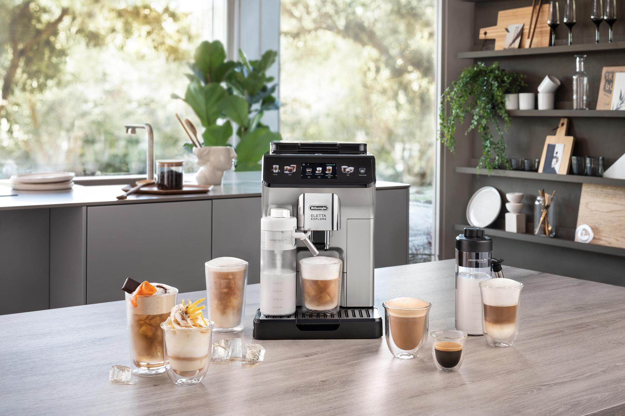 De’Longhi Fully automatic coffee machine ECAM450.55.S / ECAM450.55.S Black, silver