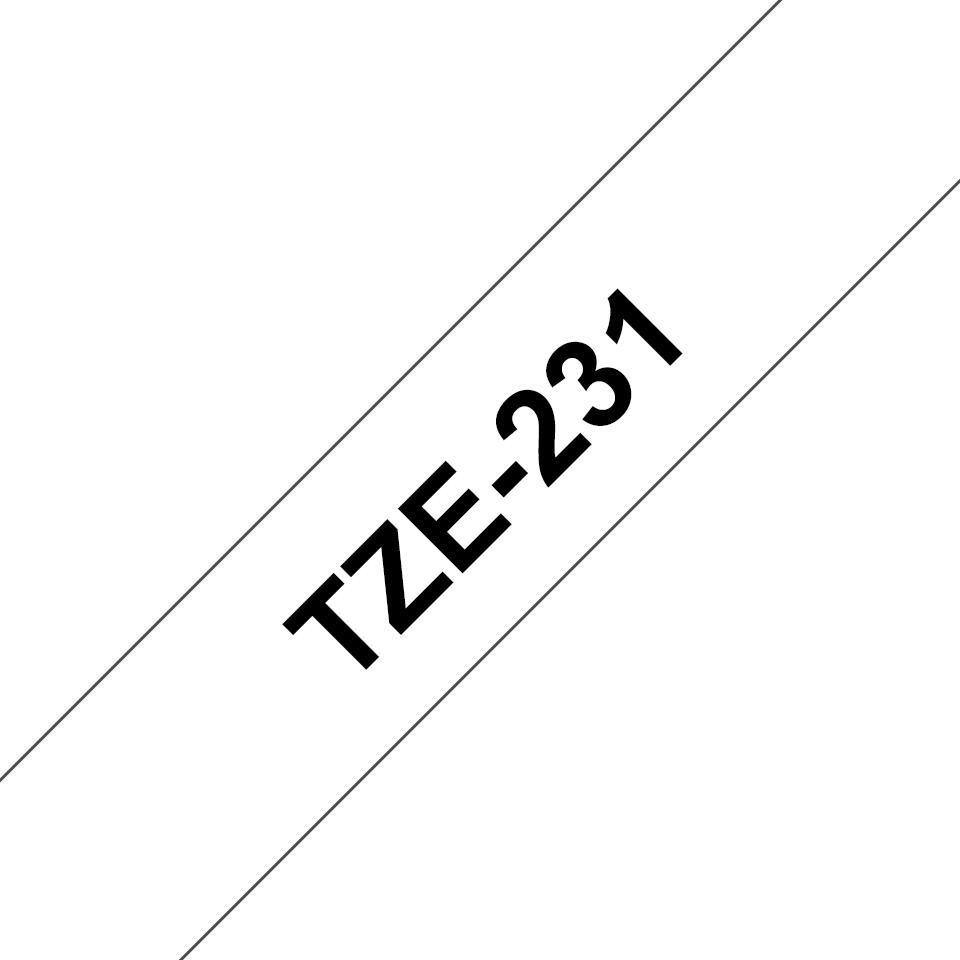 Brother Colour ribbon TZE-231 / TZE231 Black, white