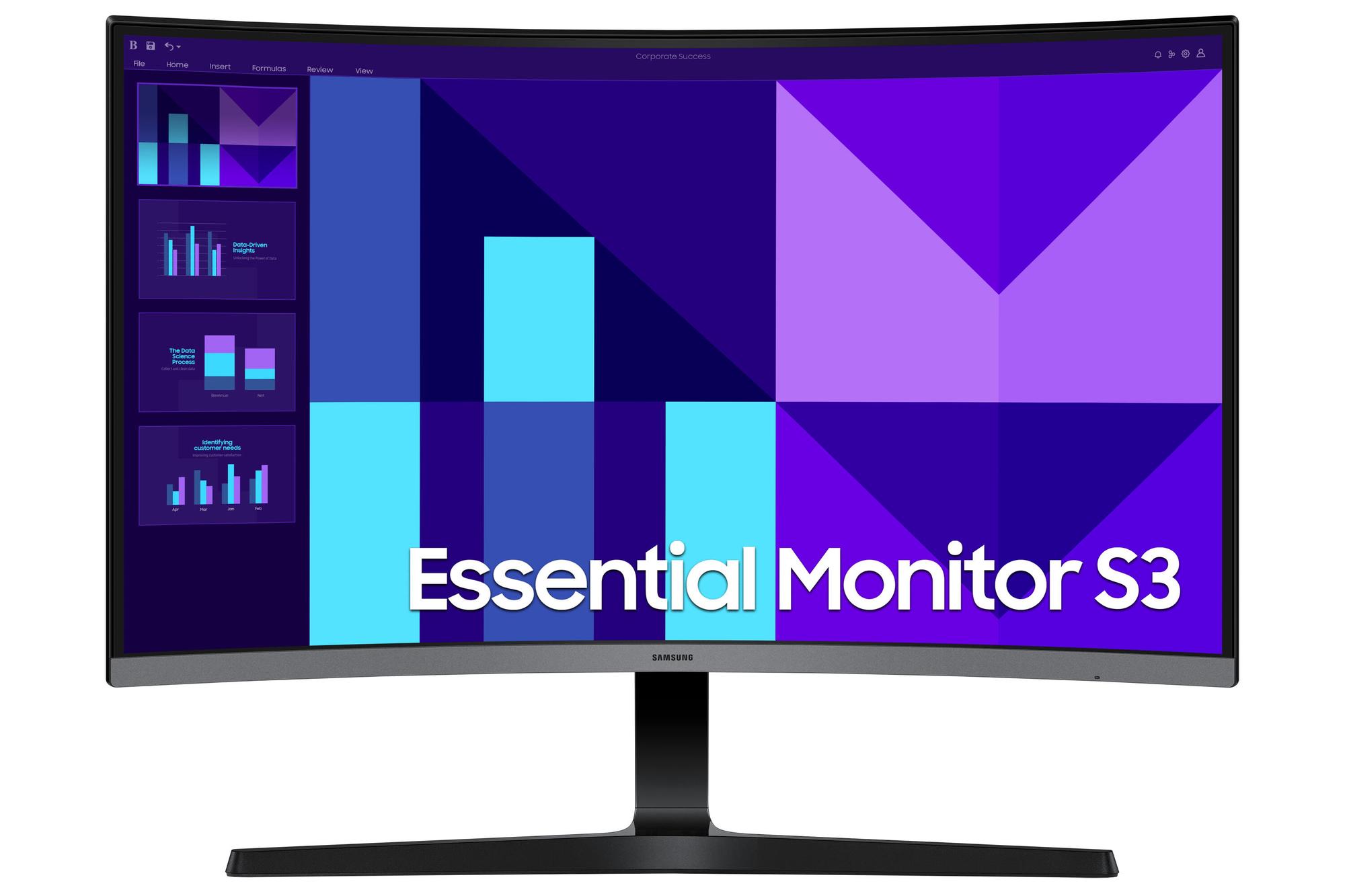 Samsung Monitor Essential S27D396GAU / LS27D396GAUXEN Negro 68,6 cm (27")