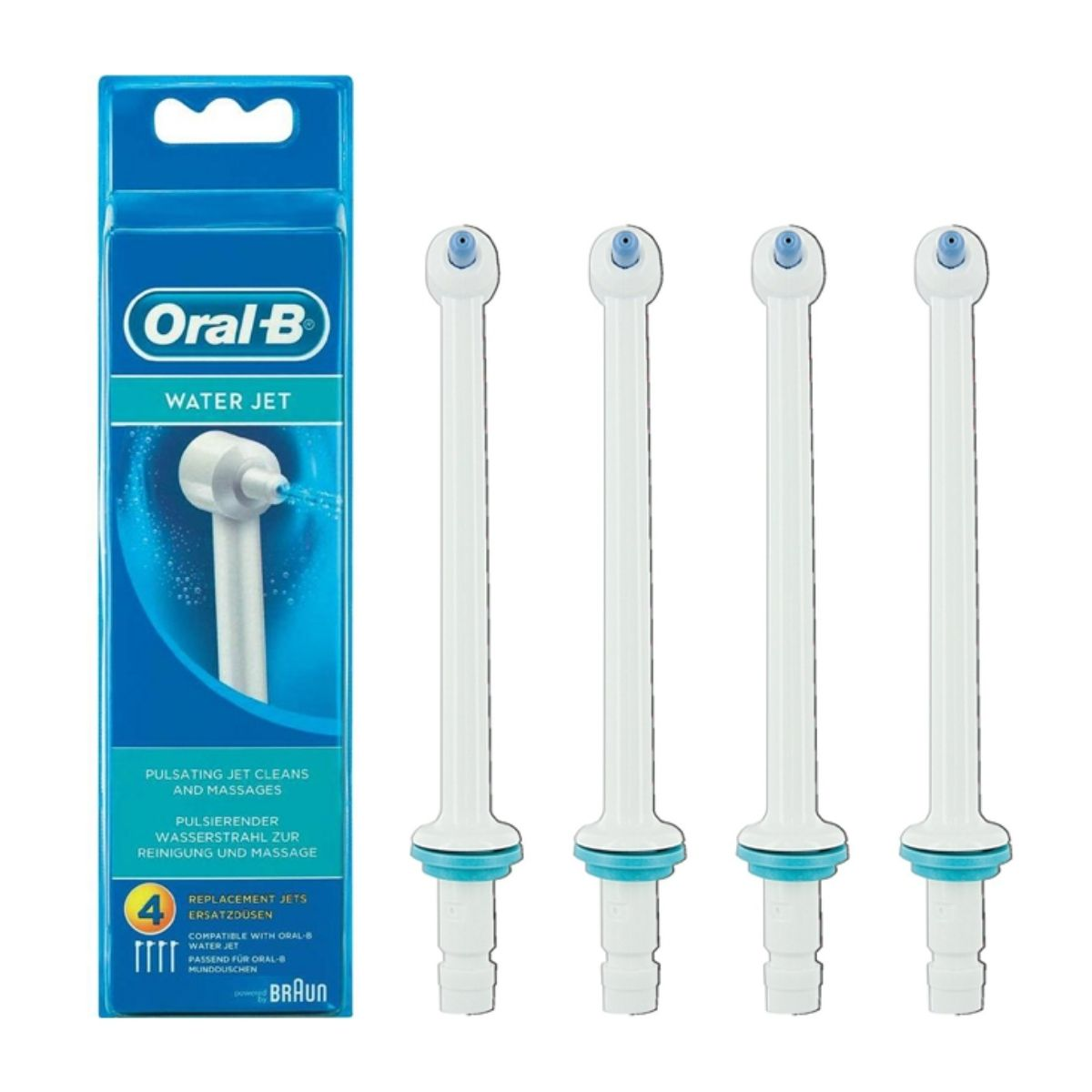 Oral-B Sonic toothbrush head WaterJet / 850267 White 4-Pack