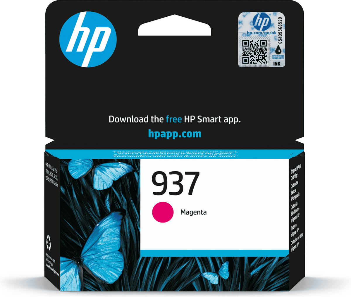 HP Tinte 937 / 4S6W3NE Magenta