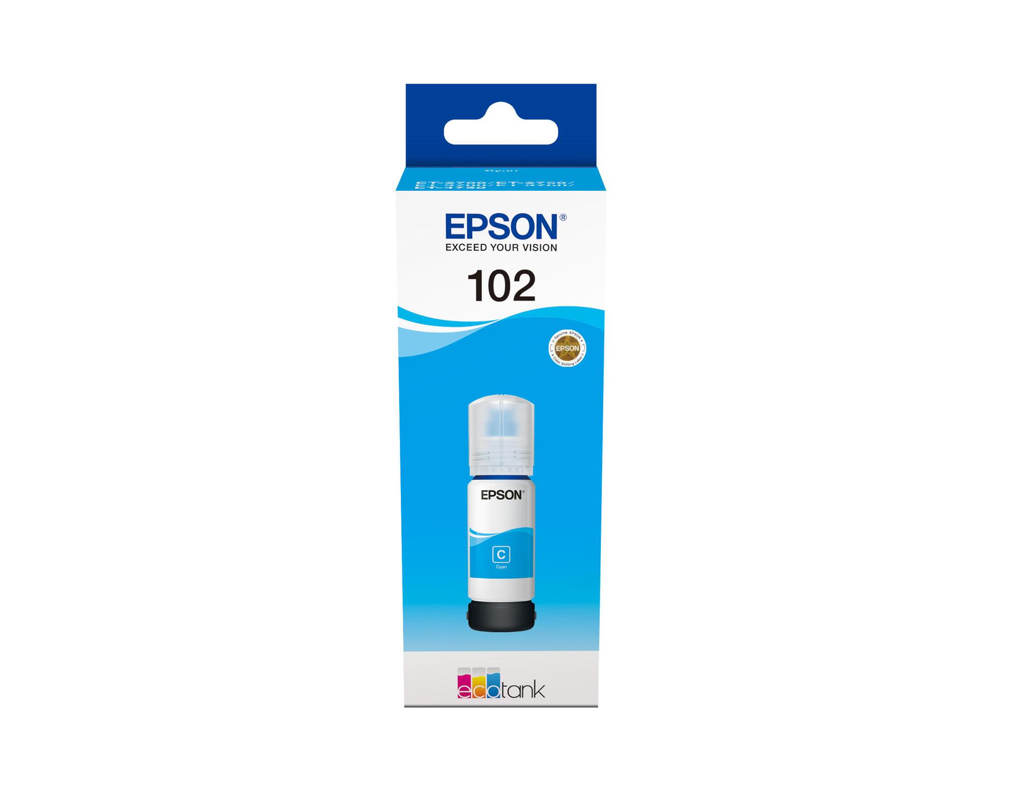 Epson Tinta 102 / C13T03R240 Cian Standard