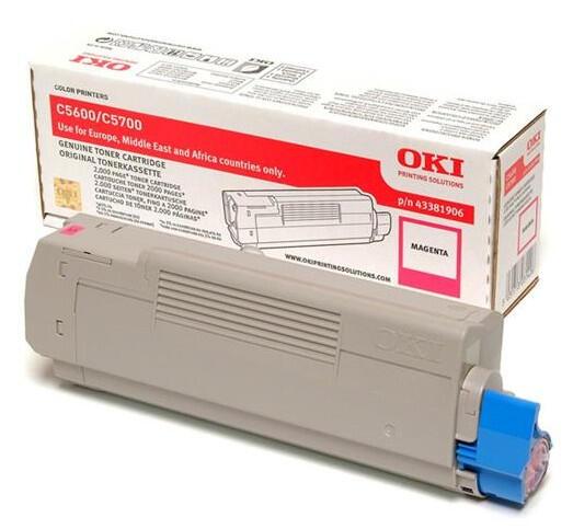 OKI Toner 43381906 Magenta Standard