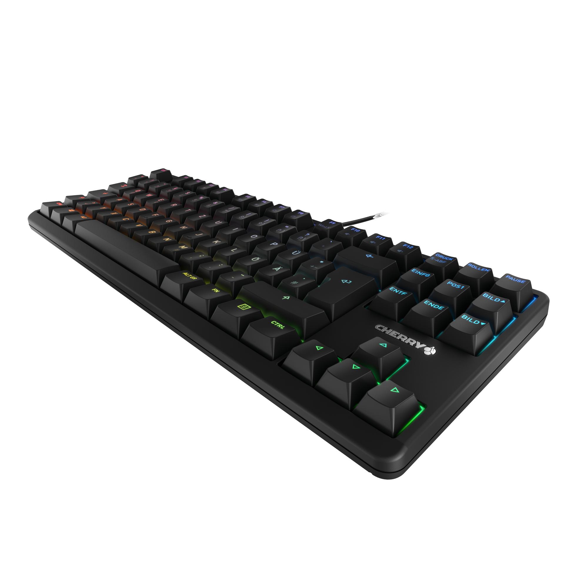 CHERRY Tastatur G3833B / G80-3833LWBDE-2 Schwarz