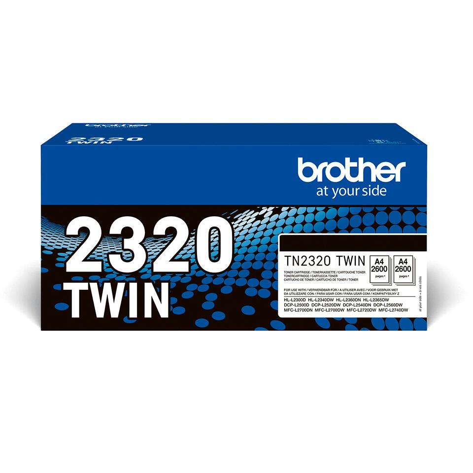Brother Toner TN-2320TWIN / TN2320TWIN Noir Doppelpack