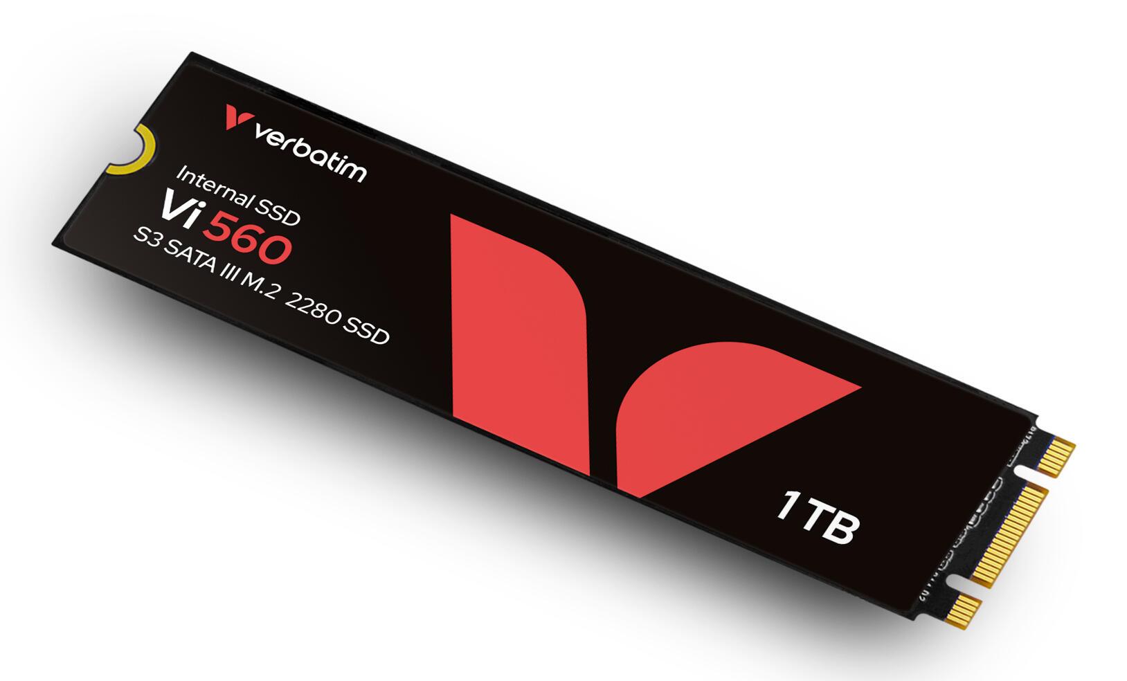 Verbatim M.2 SSD Vi560 1TB / 49364 Schwarz