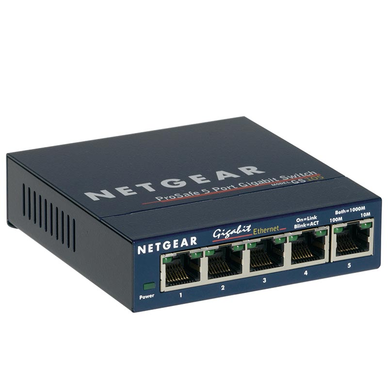 Netgear Interruptor GS105GE Negro