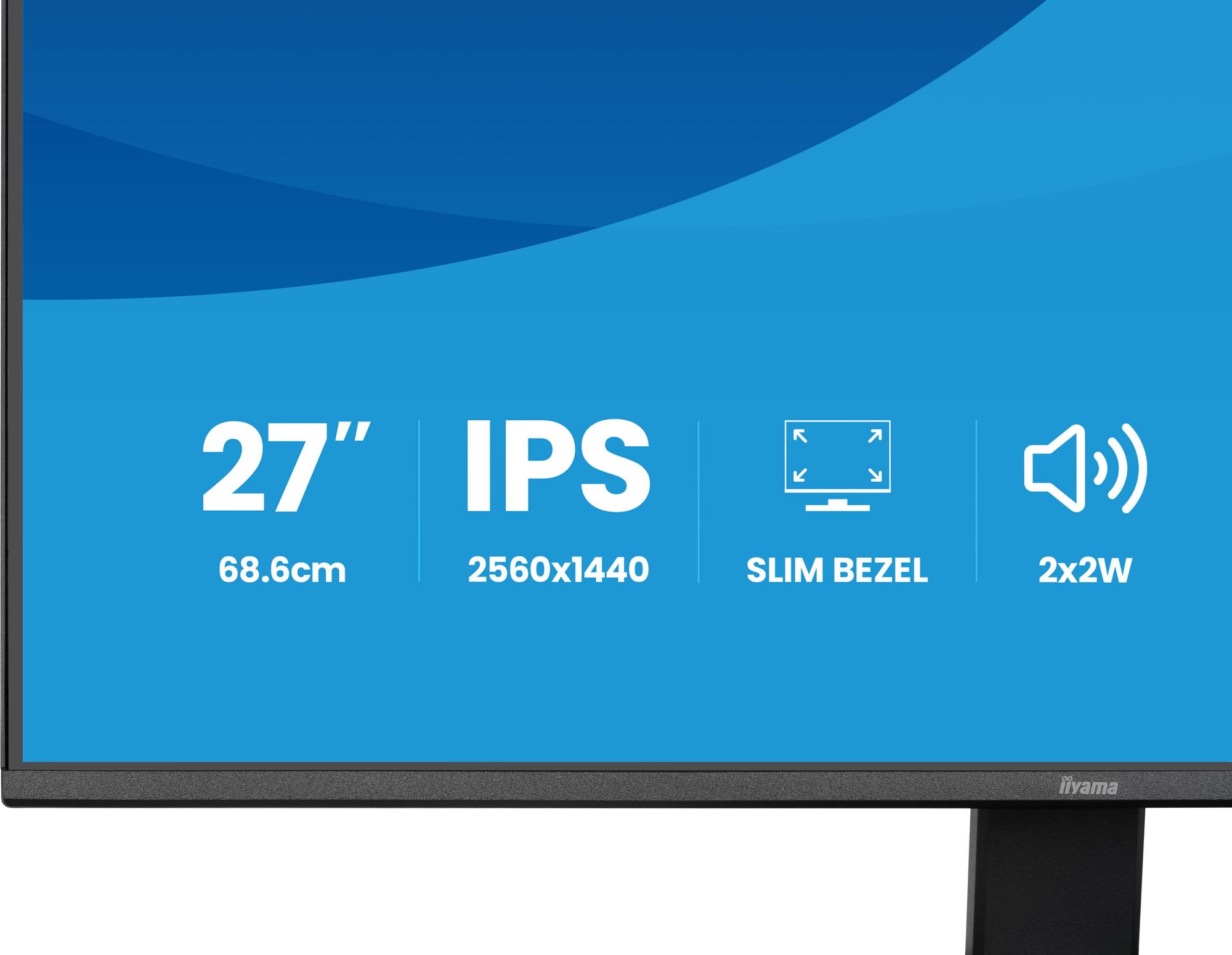 iiyama Monitor ProLite X2791QS / X2791QS-B1 Black 68.6 cm (27")