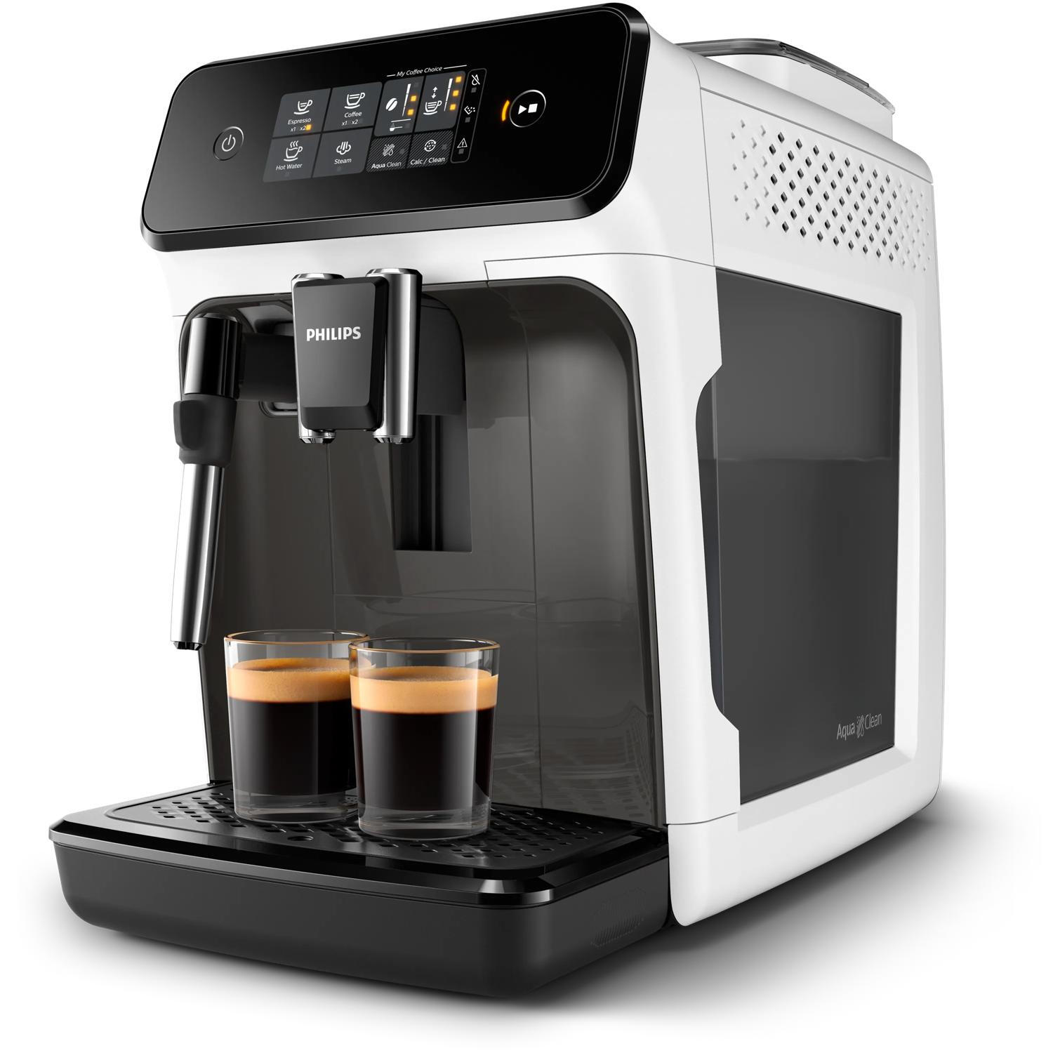 Philips Fully automatic coffee machine Series 1200 LatteGo / EP1223/00 White, black