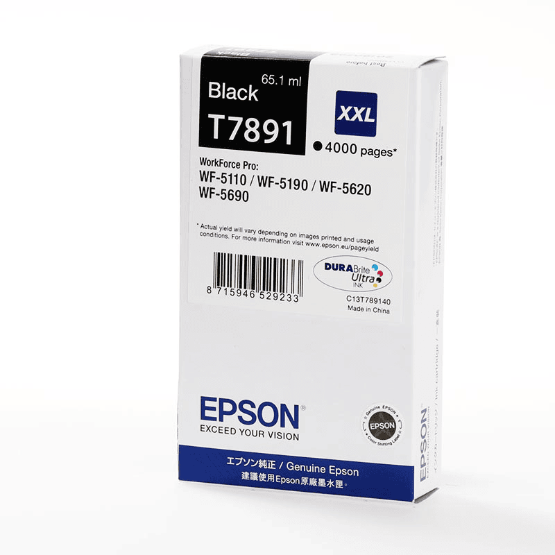 Epson Tinte T7891XXL / C13T789140 Schwarz