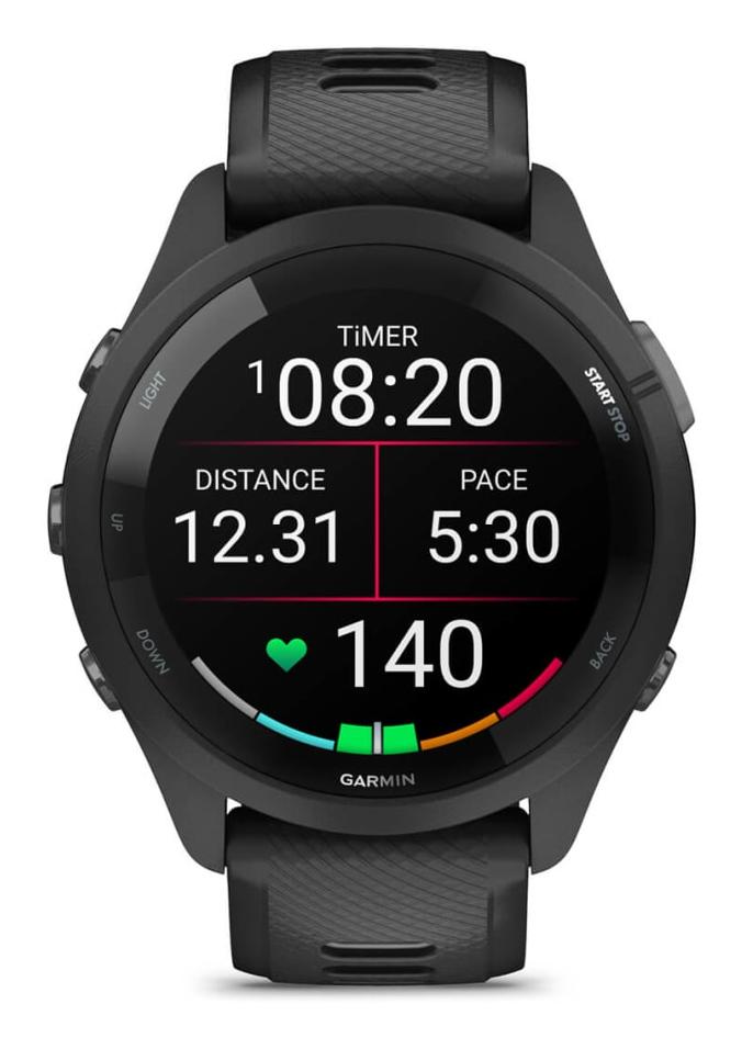 Garmin Wearable Forerunner 265 / 010-02810-10 Noir 3,3 cm (1,3")