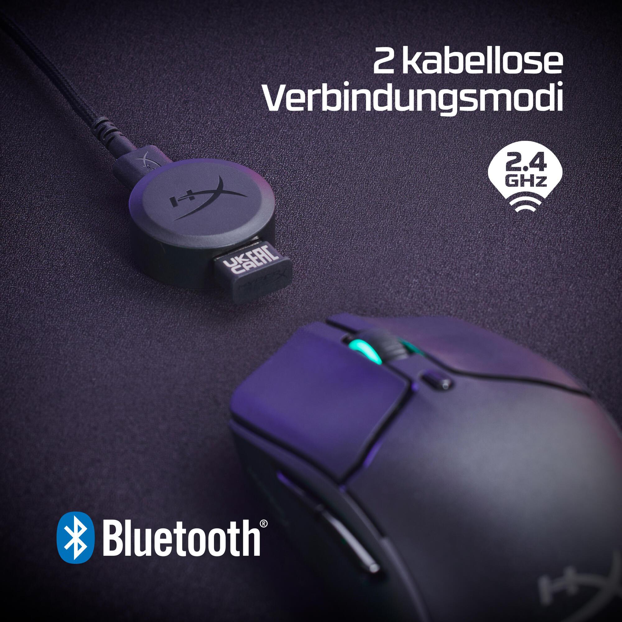 HyperX Ratón Pulsefire Haste 2 / 6N0B0AA Negro