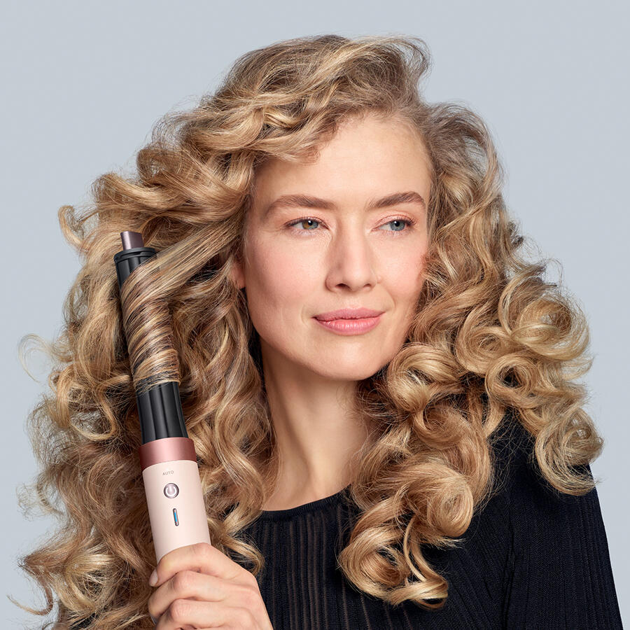 Dyson Fer à friser Airwrap Coanda Straight+Wavy / 598757-01 Rose, or rose