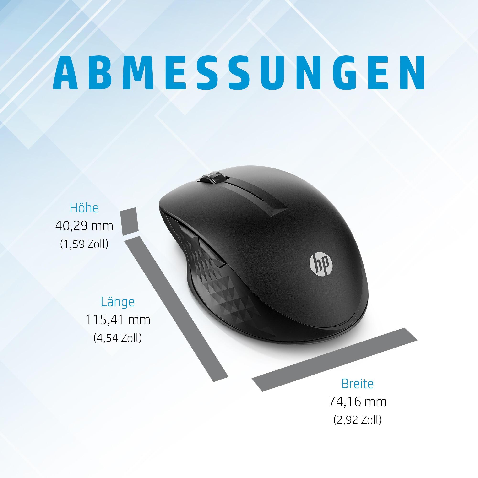 HP Maus 430 Multi-Device / 3B4Q2AA#ABB Schwarz