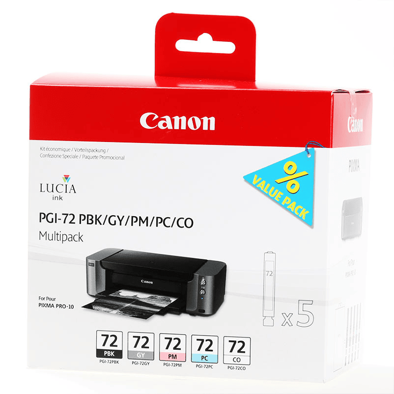 Canon Tinte PGI-72 / 6403B007 PBK,PC,PM,GY Multipack Canon Tinte PGI-72 / 6403B007 PBK,PC,PM,GY Multipack