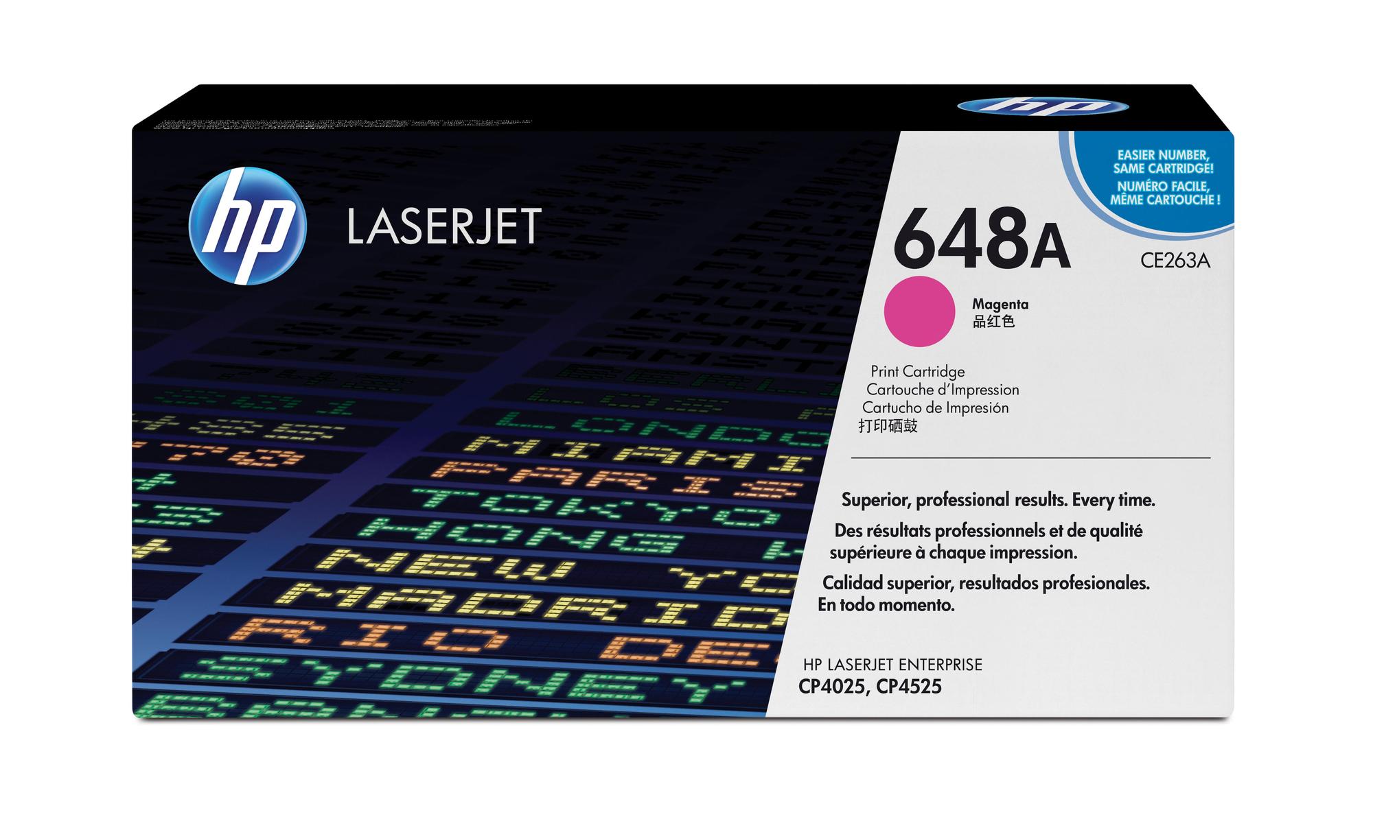 HP Toner 648A / CE263A Magenta Standard
