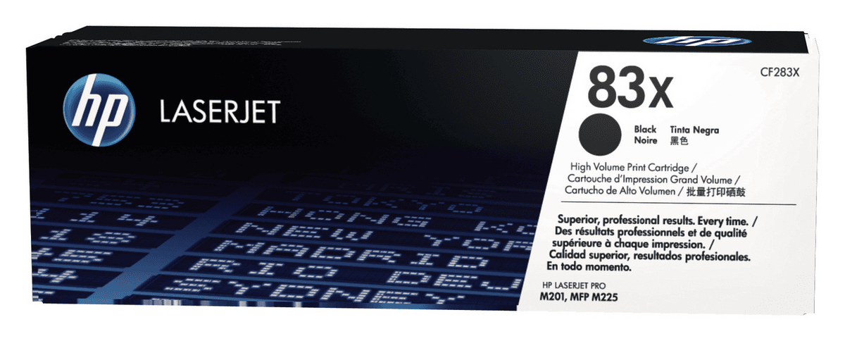 HP Toner 83X / CF283X Schwarz