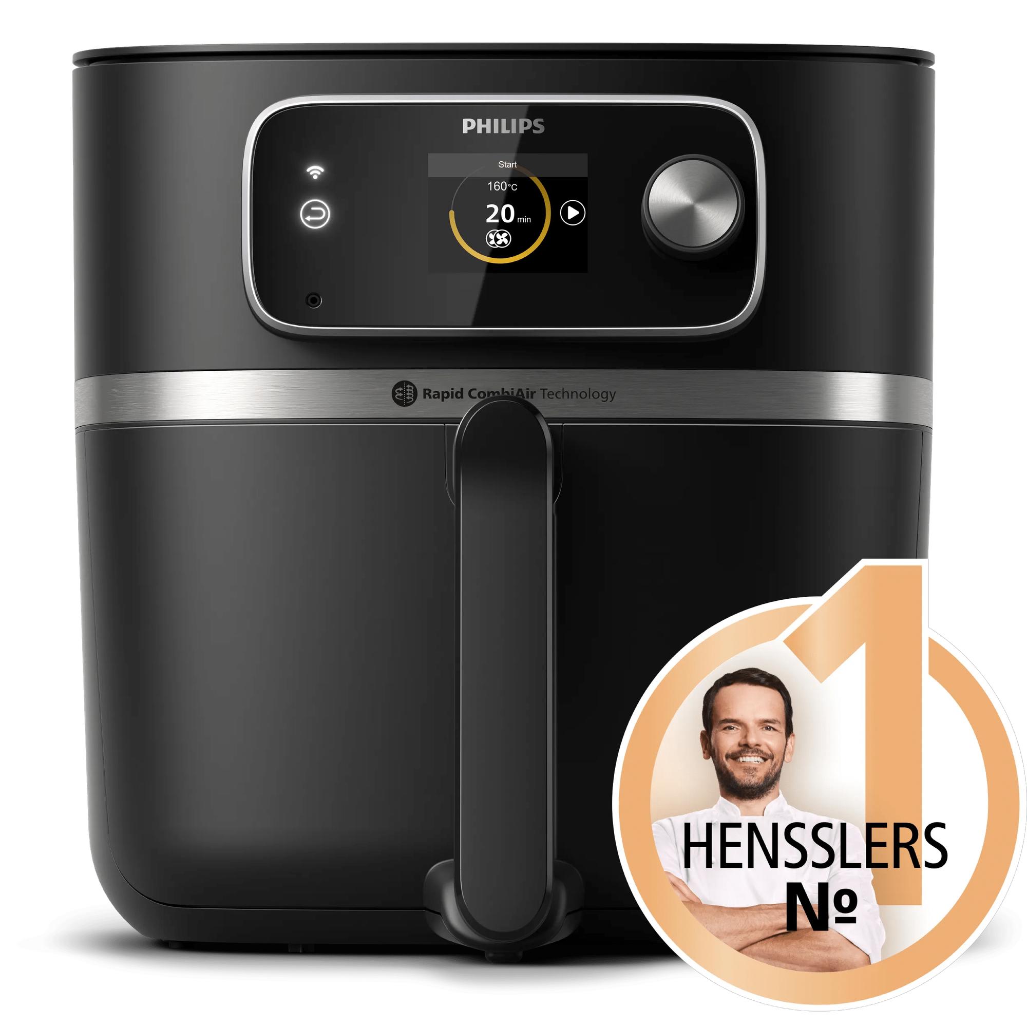Philips Heißluft Fritteuse Series 7000 / HD9880/90 Schwarz XXL