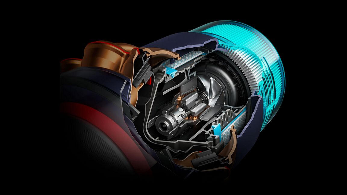 Dyson Aspirateur Gen5 Detect Absolute / 447002-01 Bleu, cuivre
