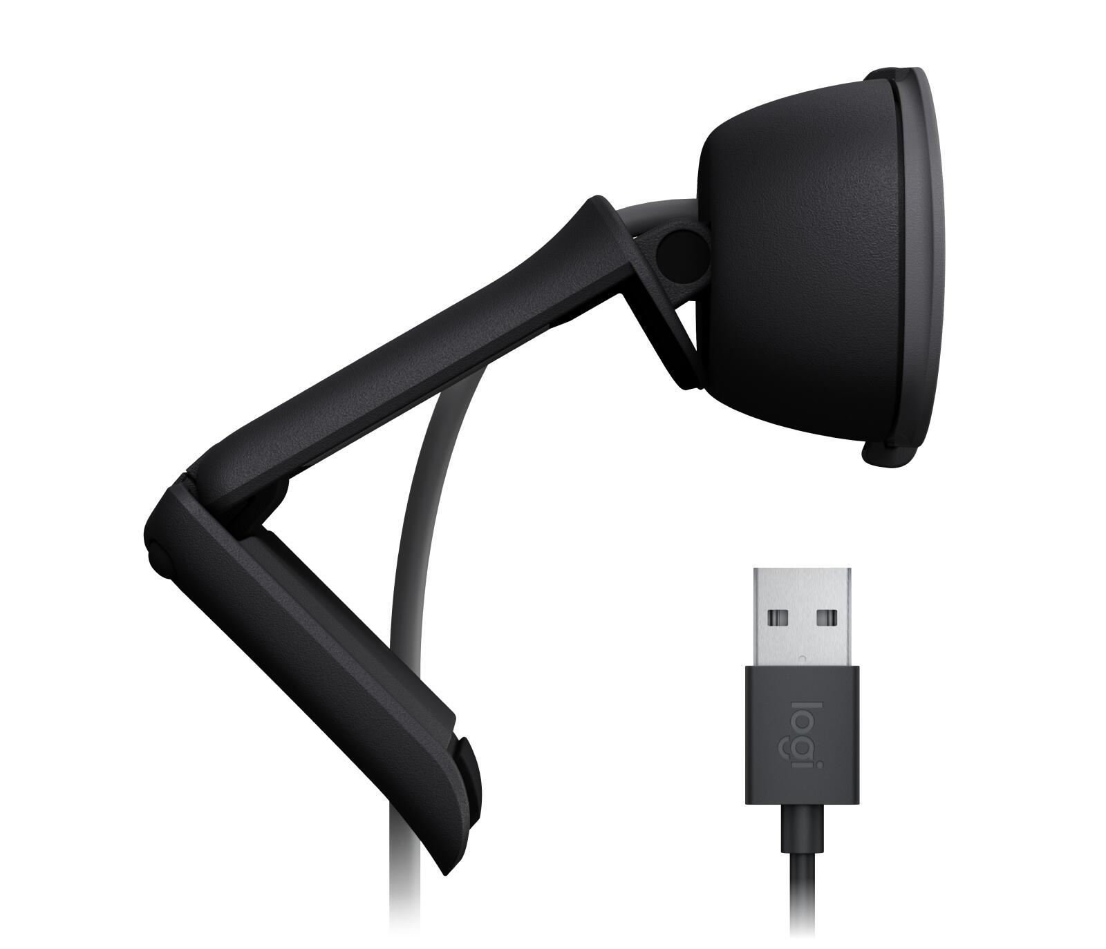 Logitech Cámara web Brio 105 / 960-001592 Grafito