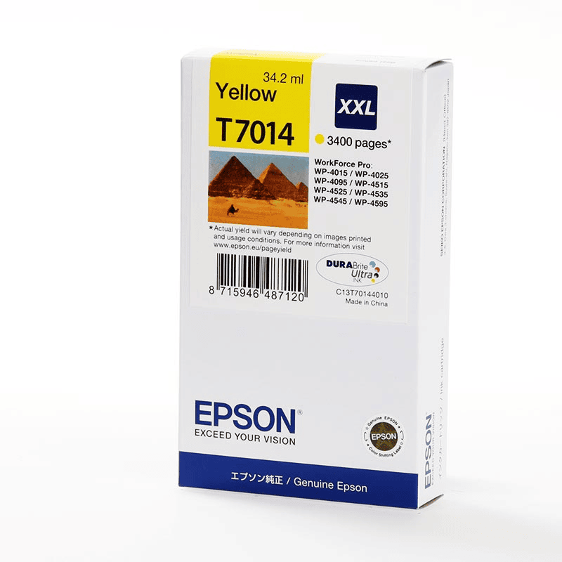 Epson Encre T7014 / C13T70144010 Jaune