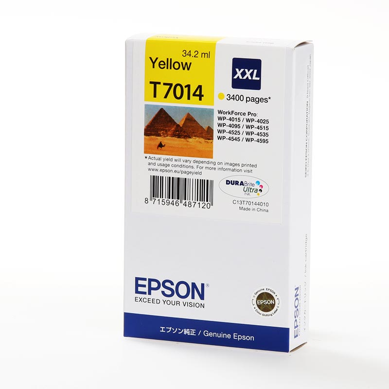 Epson Tinta T7014 / C13T70144010 Amarillo XXL