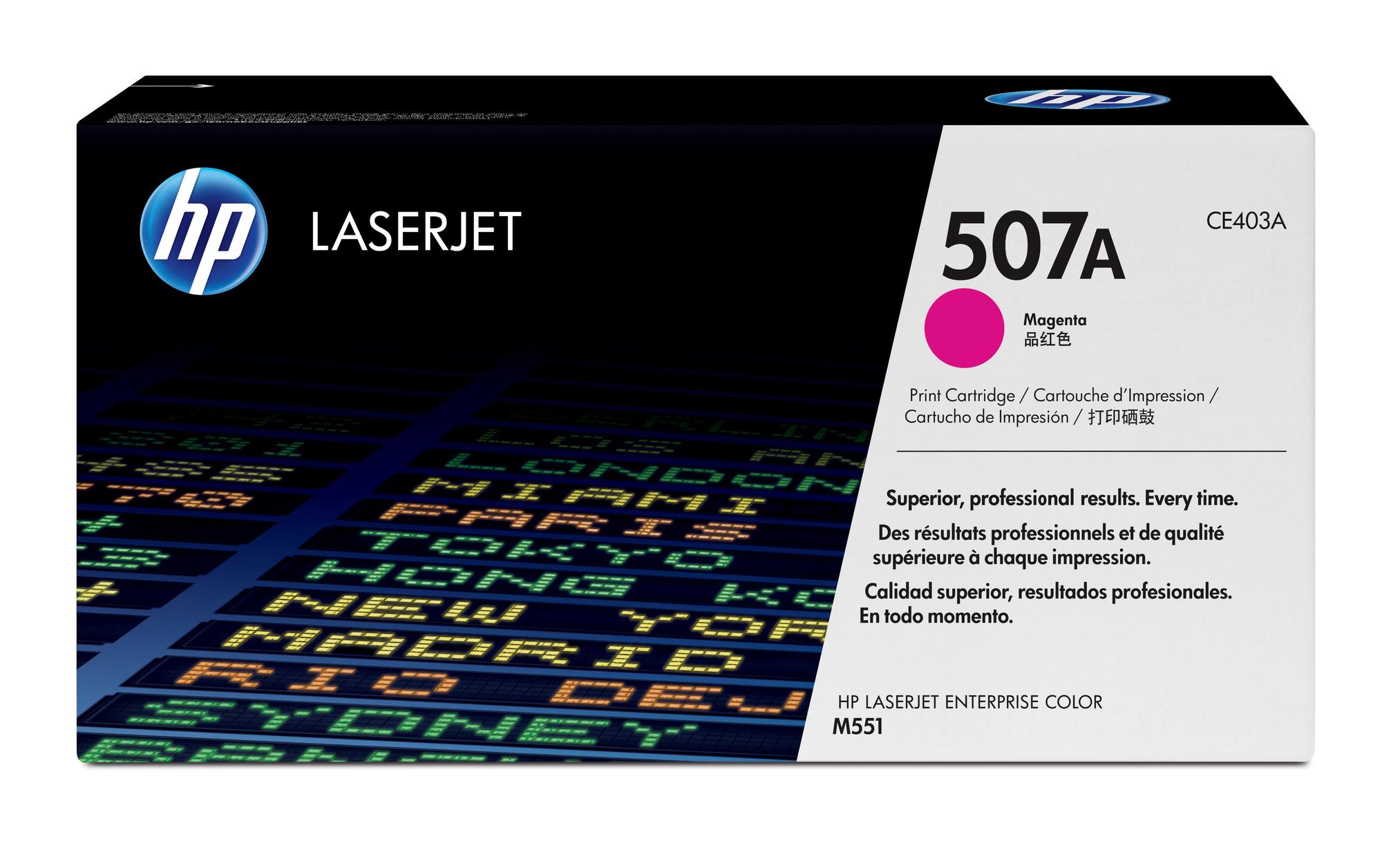 HP Toner 507A / CE403A Magenta Standard