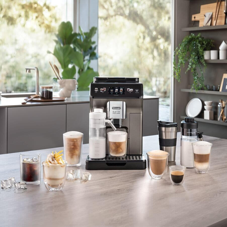 De’Longhi Fully automatic coffee machine Eletta Explore Cold Brew / ECAM450.86.T Titanium