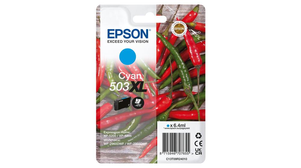 Epson Tinta 503XL / C13T09R24010 Cian XL