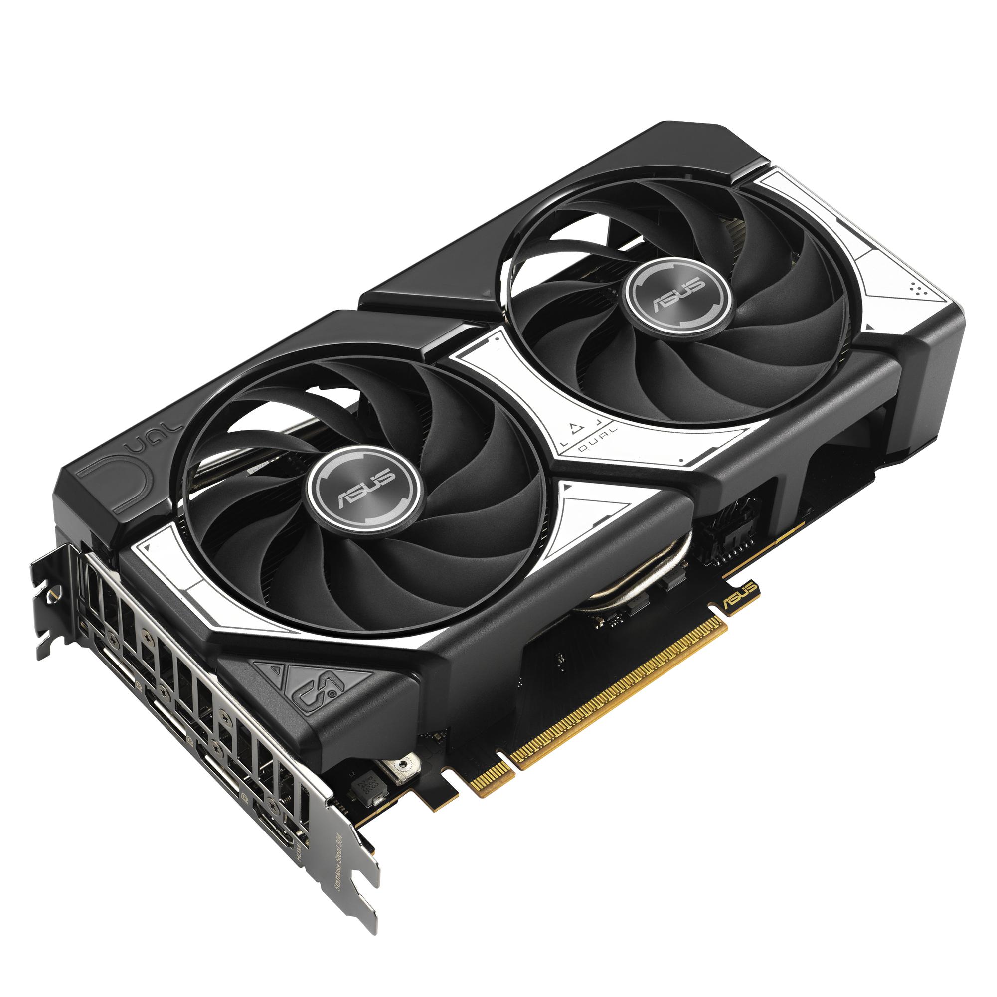 ASUS Grafikkarte DUAL RTX5060 O8G / 90YV0N12-M0NA00 Schwarz, Grau